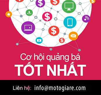 Đặt Banner quảng cáo trên motogiare.com